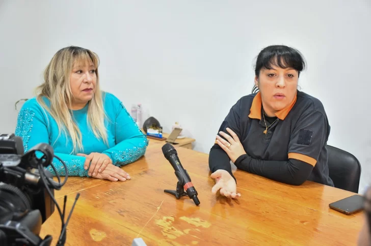  La subsecretaría de Protección Civil, Abordaje Integral de Emergencias y Catástrofes dependiente del Ministerio de Seguridad de Santa Cruz, Sandra Gordillo, y la directora provincial de Prevención de Riesgos y Desastres, Roxana Alvarado.