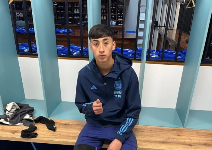 Bautista Andrade ya entrena con la Selección Argentina Sub 15 en Ezeiza: el arquero de Huracán cumplió su primera jornada albiceleste
