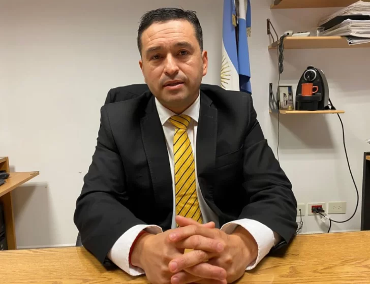  Gabriel Contreras, el juez que ordenó los allanamientos. (FOTO: TAMARA MORENO/LA OPINIÓN AUSTRAL)