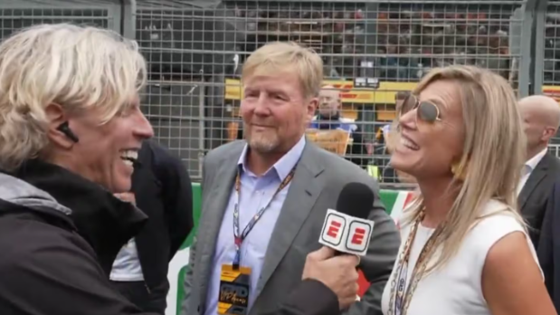 Máxima Zorreguieta habló de Franco Colapinto en el GP de Países Bajos y un periodista argentino vivió un incomodo momento con el Rey