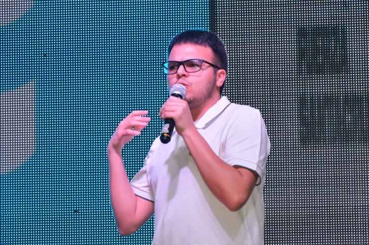  Mateo Brunetti, concejal de Puerto Deseado, quinto en la lista de candidatos. (Foto: José Silva/La Opinión Austral).