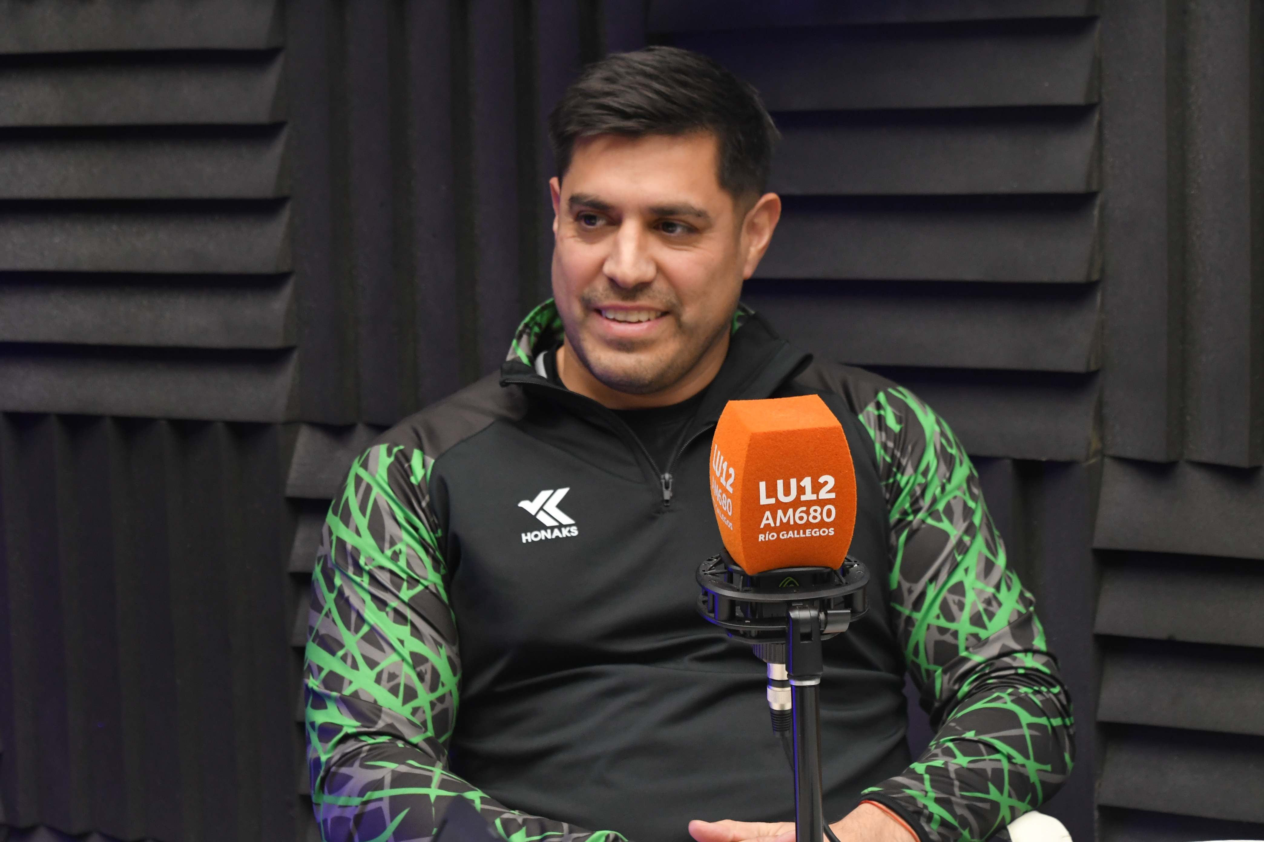  Clavel pasó por LU12 en la previa del partido ante UPP.