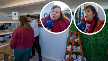 Natalia Villagrán y Cecilia Godoy, artesanas y emprendedoras que ofrecen sus productos en la Despensa del Atlántico