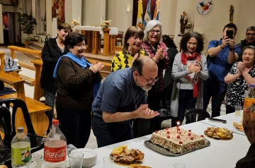 Obispo Fabián González Balsa fue agasajado por su cumpleaños Obispo Fabián González Balsa fue agasajado por su cumpleaños