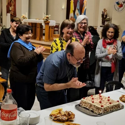 Obispo Fabián González Balsa fue agasajado por su cumpleaños