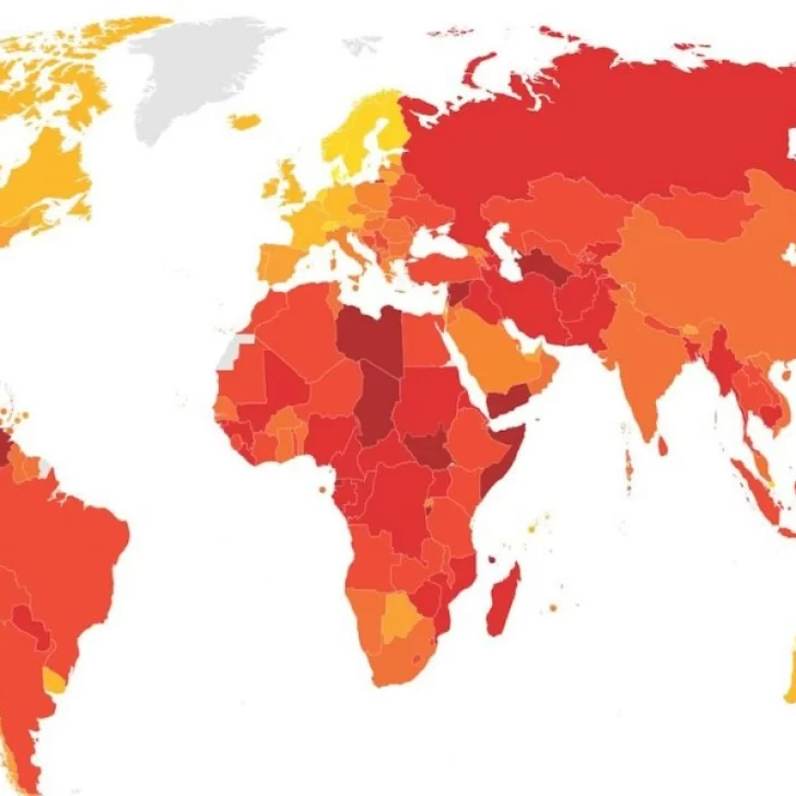 Índice de Corrupción 2024: Argentina se ubica en el puesto 99 de 180 países Índice de Corrupción 2024: Argentina se ubica en el puesto 99 de 180 países