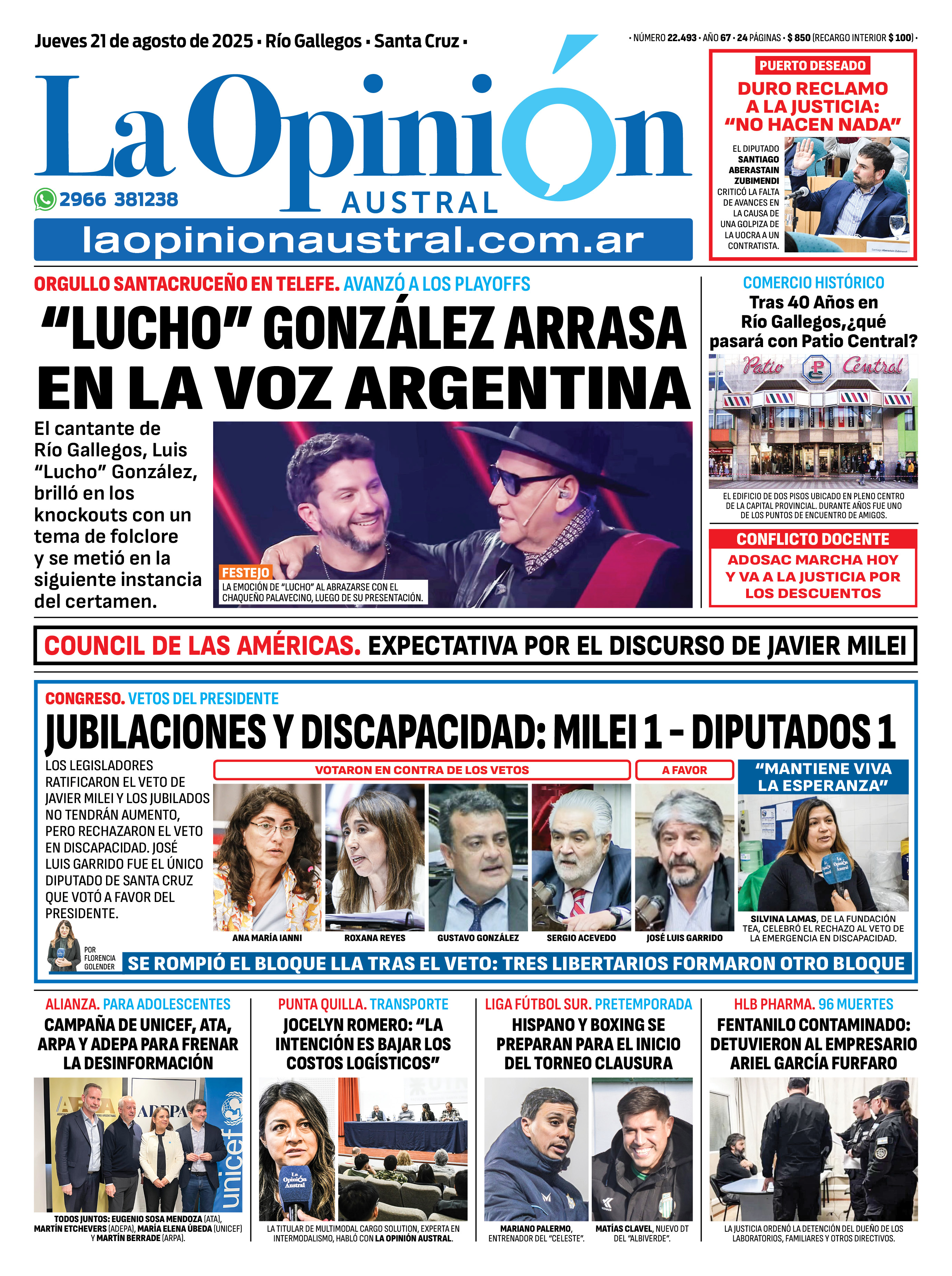 La sorpresa de &#8220;Lucho&#8221; González al clasificar a los Playoffs de La Voz Argentina: &#8220;No lo pensé, ni a gancho&#8221;