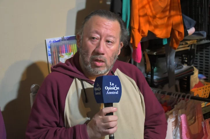  Luis Reyes, papá de Antonella. Foto: José Silva/La Opinión Austral