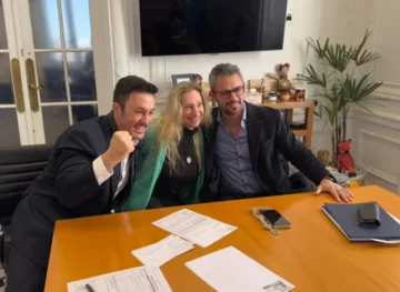 Javier y Karina Milei celebraron la afiliación de Luis Petri a La Libertad Avanza