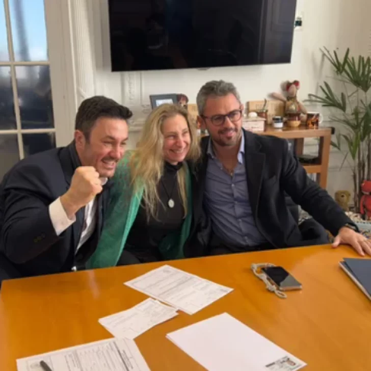 Javier y Karina Milei celebraron la afiliación de Luis Petri a La Libertad Avanza