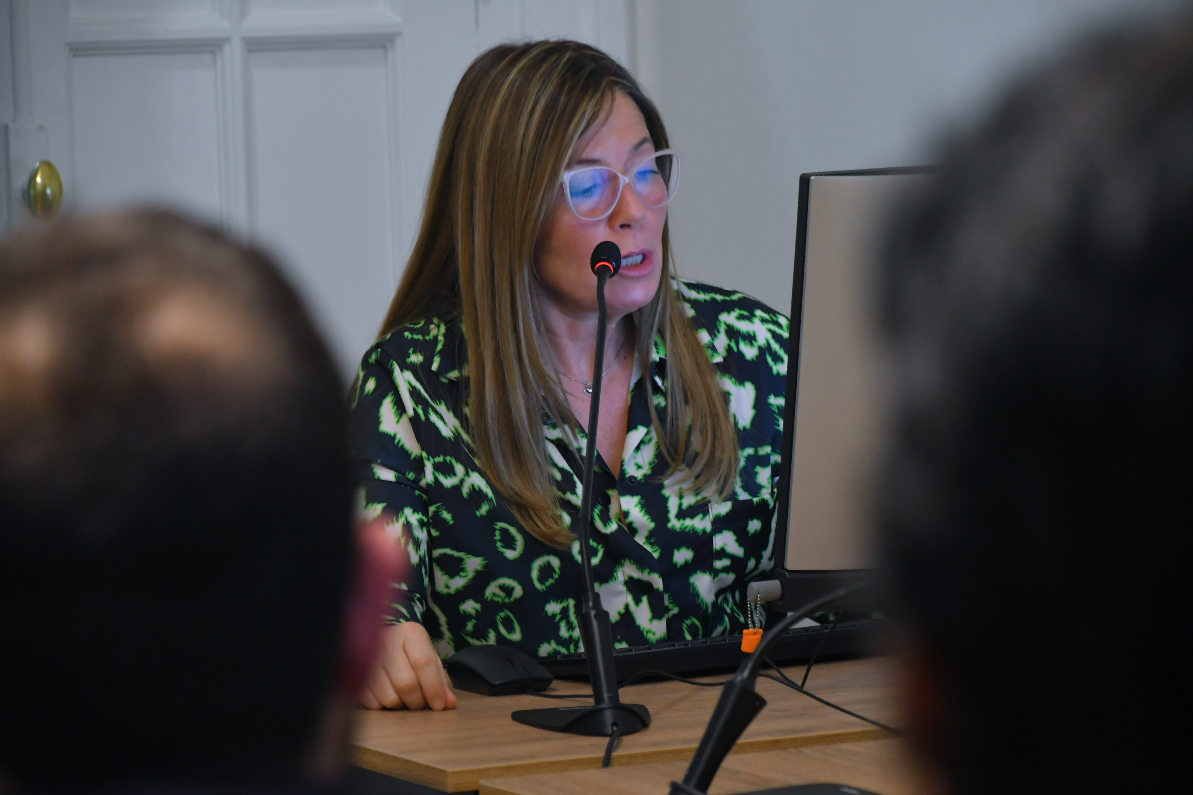  María Monserrat Campos Álvarez, Secretaria Electoral en Santa Cruz del Juzgado Federal. FOTO: JOSÉ SILVA / LA OPINIÓN AUSTRAL.