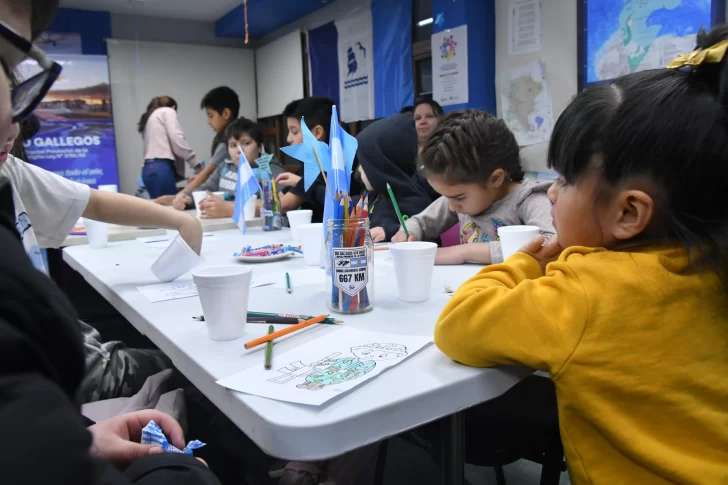 Departamento “Héroes de Malvinas” agasajó a niños y niñas