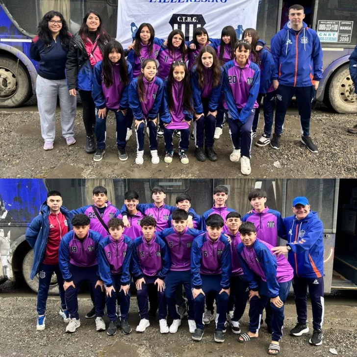 Talleres lleva a sus equipos infantiles a competir en Piedra Buena y 28 de Noviembre