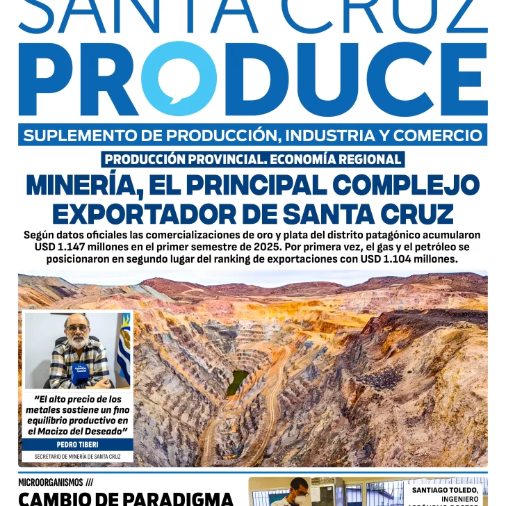 Tapa Suplemento Santa Cruz Produce: Minería, el principal complejo exportador de Santa Cruz Tapa Suplemento Santa Cruz Produce: Minería, el principal complejo exportador de Santa Cruz