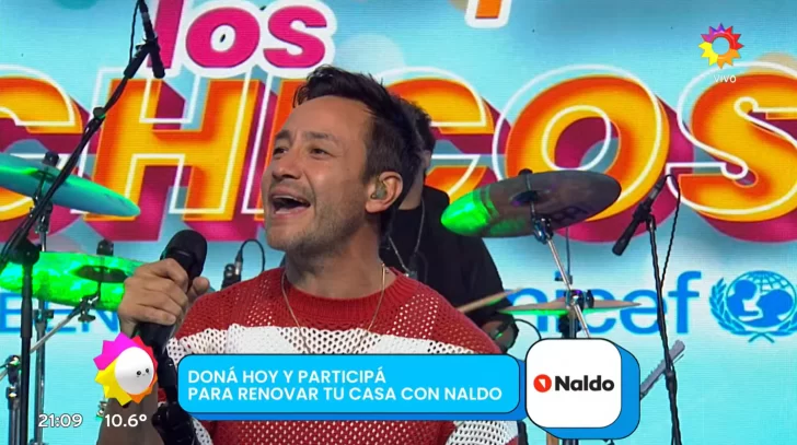 Naldo, protagonista solidario en Un Sol para los Chicos 2025