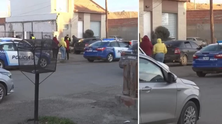 Los sorprendieron con droga y una balanza en un vehículo por circular sin patente en Caleta Olivia