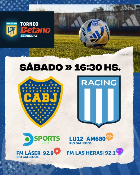 Pelota Libre o Fútbol Libre: cómo ver el partido de Boca vs. Racing por el Torneo Clausura