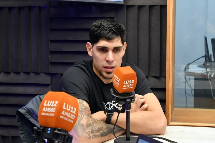 Gonzalo Torres, ex Hispano Americano, volvió a Río Gallegos y habló en LU12 sobre su presente y el básquet argentino