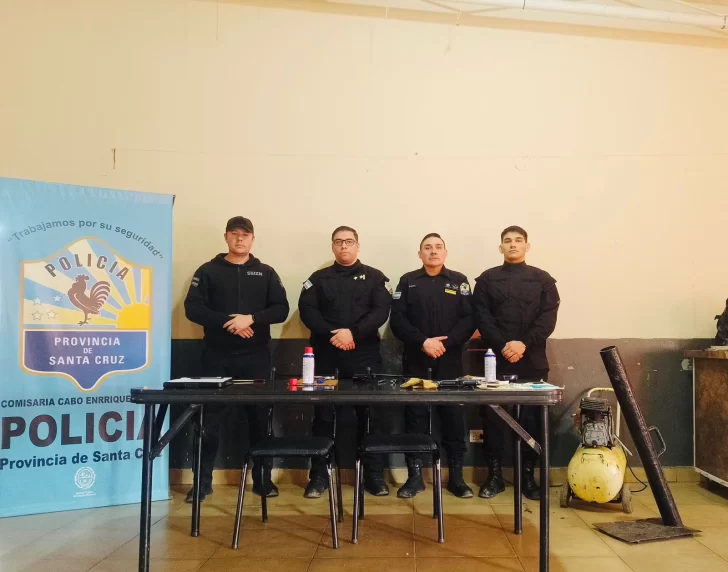 La Comisaría “Cabo Grippo” realizó academia de limpieza y control de armamento