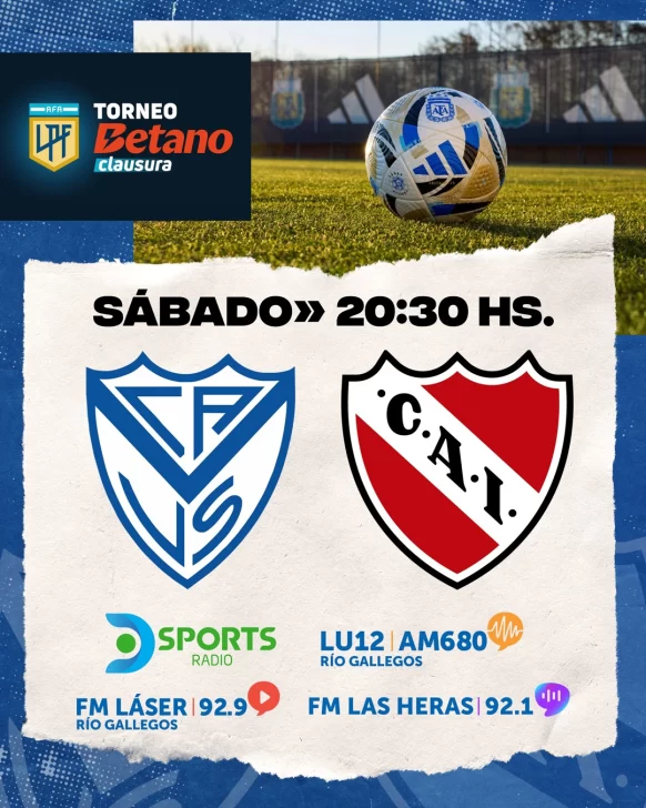 Pelota Libre o Fútbol Libre: cómo ver en vivo Vélez vs. Independiente, por el Torneo Clausura