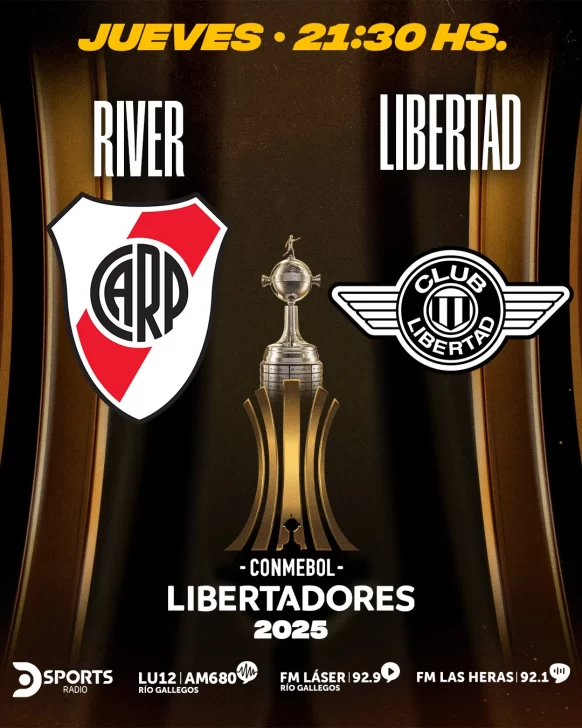 Pelota Libre o Fútbol Libre: cómo ver en vivo River Plate vs Libertad en la Copa Libertadores