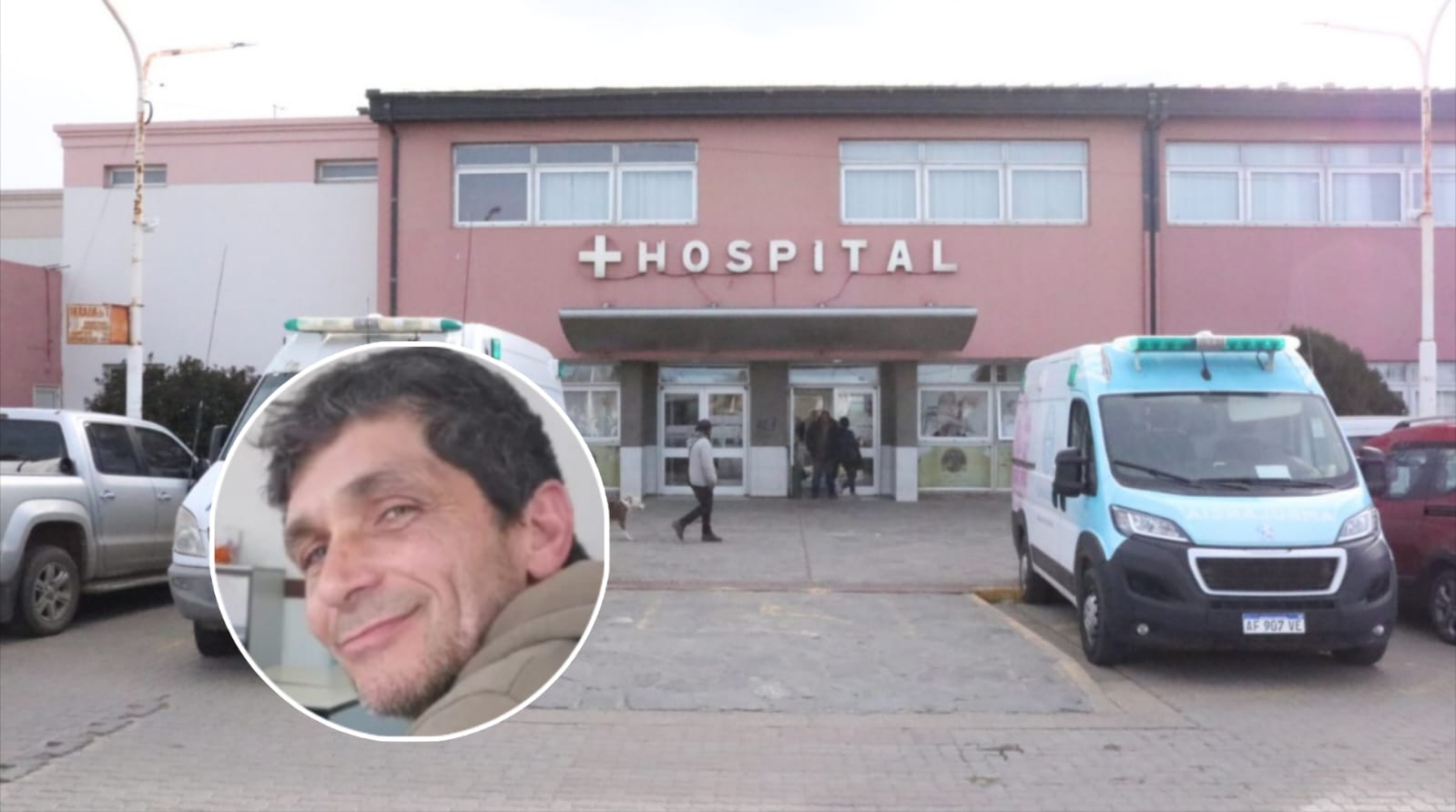  Fabio Dante Cattani está internado en el Hospital Zonal.