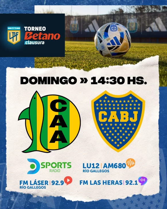 Pelota Libre o Fútbol Libre: cómo ver en Aldosivi vs. Boca, por el Torneo Clausura
