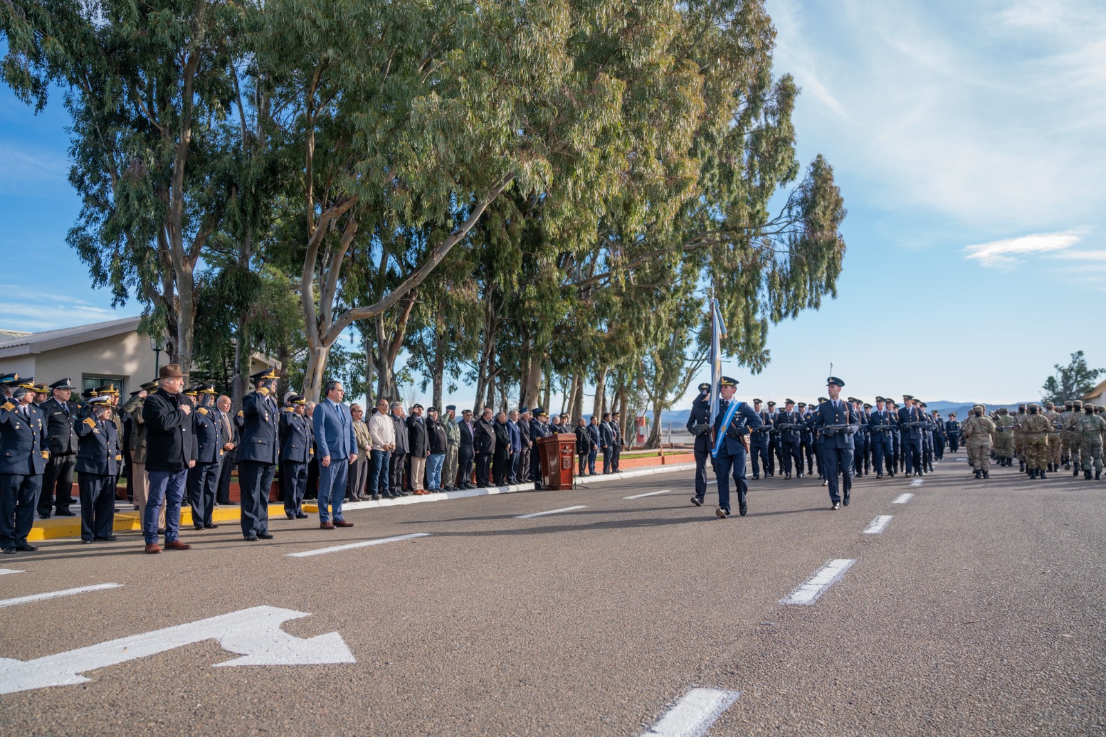  El acto se realizó en la IX Brigada de la Fuerza Aérea en Comodoro Rivadavia.