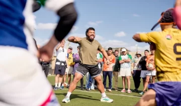 Los All Blacks visitaron a los Espartanos en el Penal de San Martín Los All Blacks visitaron a los Espartanos en el Penal de San Martín