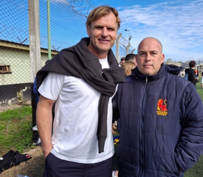 Los All Blacks visitaron a los Espartanos en el Penal de San Martín