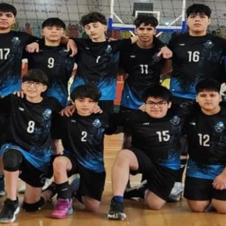 Dante Cantarutti de Río Turbio campeones provinciales sub 14 de Voley Dante Cantarutti de Río Turbio campeones provinciales sub 14 de Voley