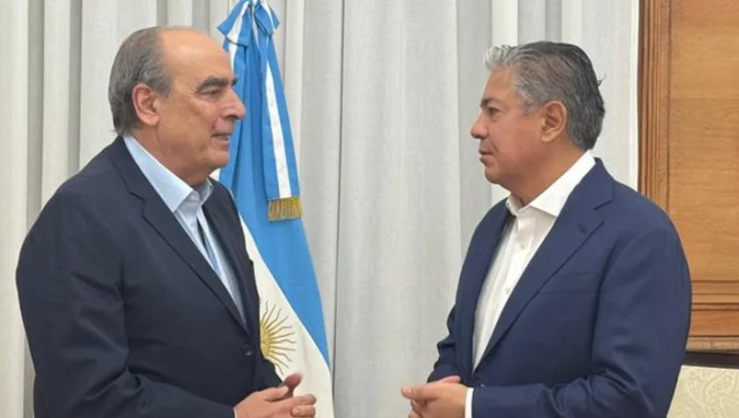 Guillermo Francos recibió a “Rolo” Figueroa y retoma el diálogo con los gobernadores