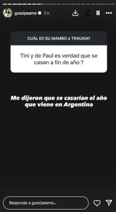 Tini Stoessel y Rodrigo De Paul planean ser padres: &#8220;Lionel Messi será el padrino&#8221;