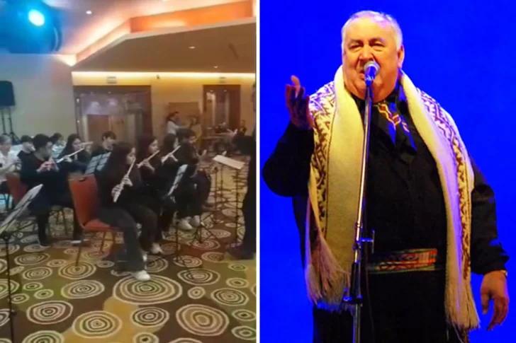 La orquesta Re Si de El Calafate homenajeó a Hugo Giménez Agüero por el día de su natalicio.