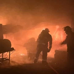 Se incendió una casilla del barrio Los Pescadores de Punta Loyola e investigan la causa