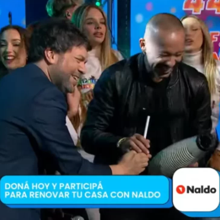 Naldo, protagonista solidario en Un Sol para los Chicos 2025