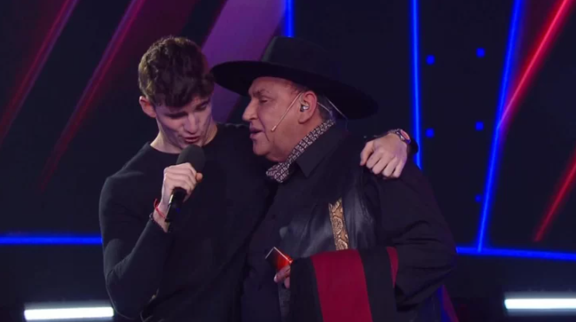Pablo Cuello, participante de La Voz Argentina, cantó junto al Chaqueño Palavecino