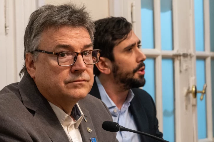  Paulo Croppi asistió a la audiencia judicial acompañado solo por su abogado. FOTO: LEANDRO FRANCO/ LA OPINIÓN AUSTRAL