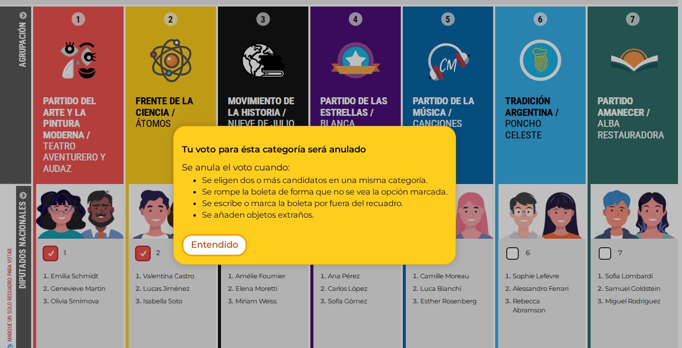 Elecciones en Santa Cruz: ya podés probar el simulador online de la Boleta Única de Papel