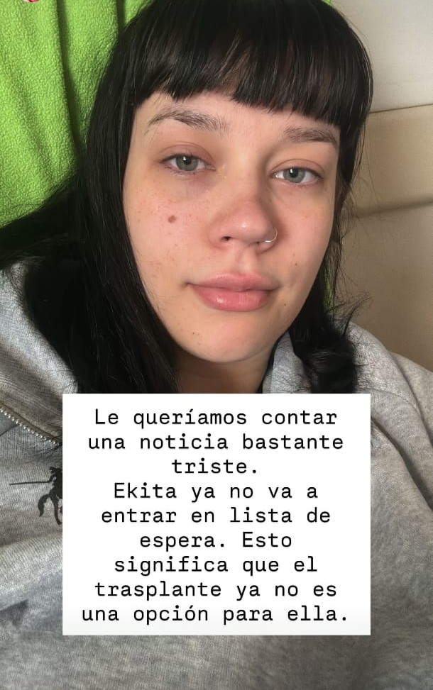  Anastasia Kravchenko informó que su hija ya no podrá ingresar a la lista nacional de espera y que el trasplante de corazón dejó de ser una opción.