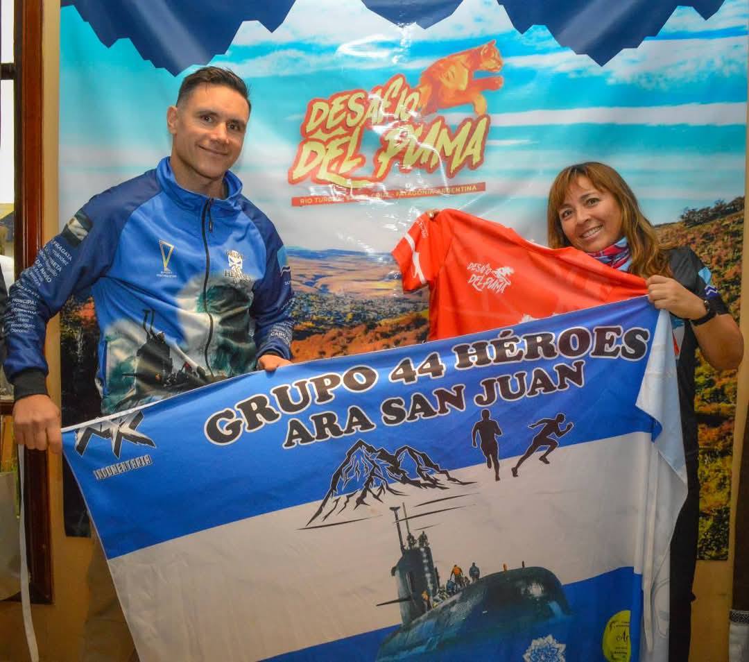  Germán y Nancy en Río Turbio, Desafío del Puma.