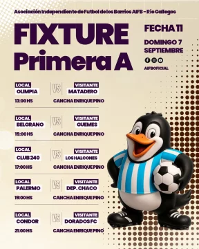 Liga de los Barrios, se juega la Fecha 11: partidos y horarios Liga de los Barrios, se juega la Fecha 11: partidos y horarios