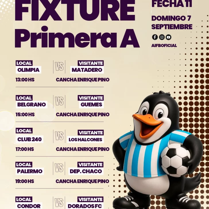 Liga de los Barrios, se juega la Fecha 11: partidos y horarios Liga de los Barrios, se juega la Fecha 11: partidos y horarios