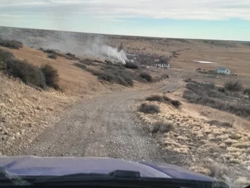 Pensaron que una estancia se estaba incendiando pero solo era una fogata de los peones