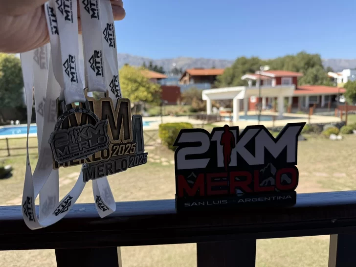 Patricio Capella brilló en San Luis: primer puesto en su categoría en la Media Maratón de Villa de Merlo