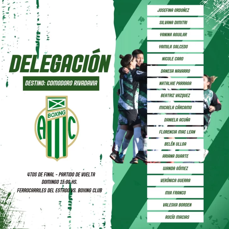 Hispano y Boxing van por las semifinales de la Copa Federal Femenina