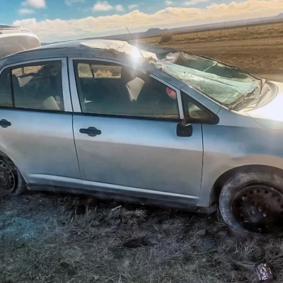 Perdió el control de su vehículo en las rutas de Santa Cruz y volcó cerca de una estancia Perdió el control de su vehículo en las rutas de Santa Cruz y volcó cerca de una estancia