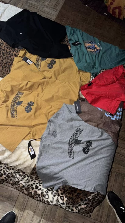  Algunas de las prendas recuperadas por la Policía. FOTO: POLICÍA SANTA CRUZ