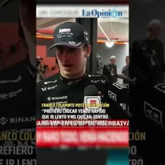 Colapinto largará 16° tras su choque en la clasificación del GP de Azerbaiyán