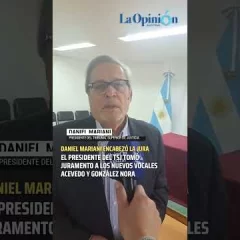 Mariani aseguró que la jura de Acevedo y González Nora se define por resolución de la presidencia